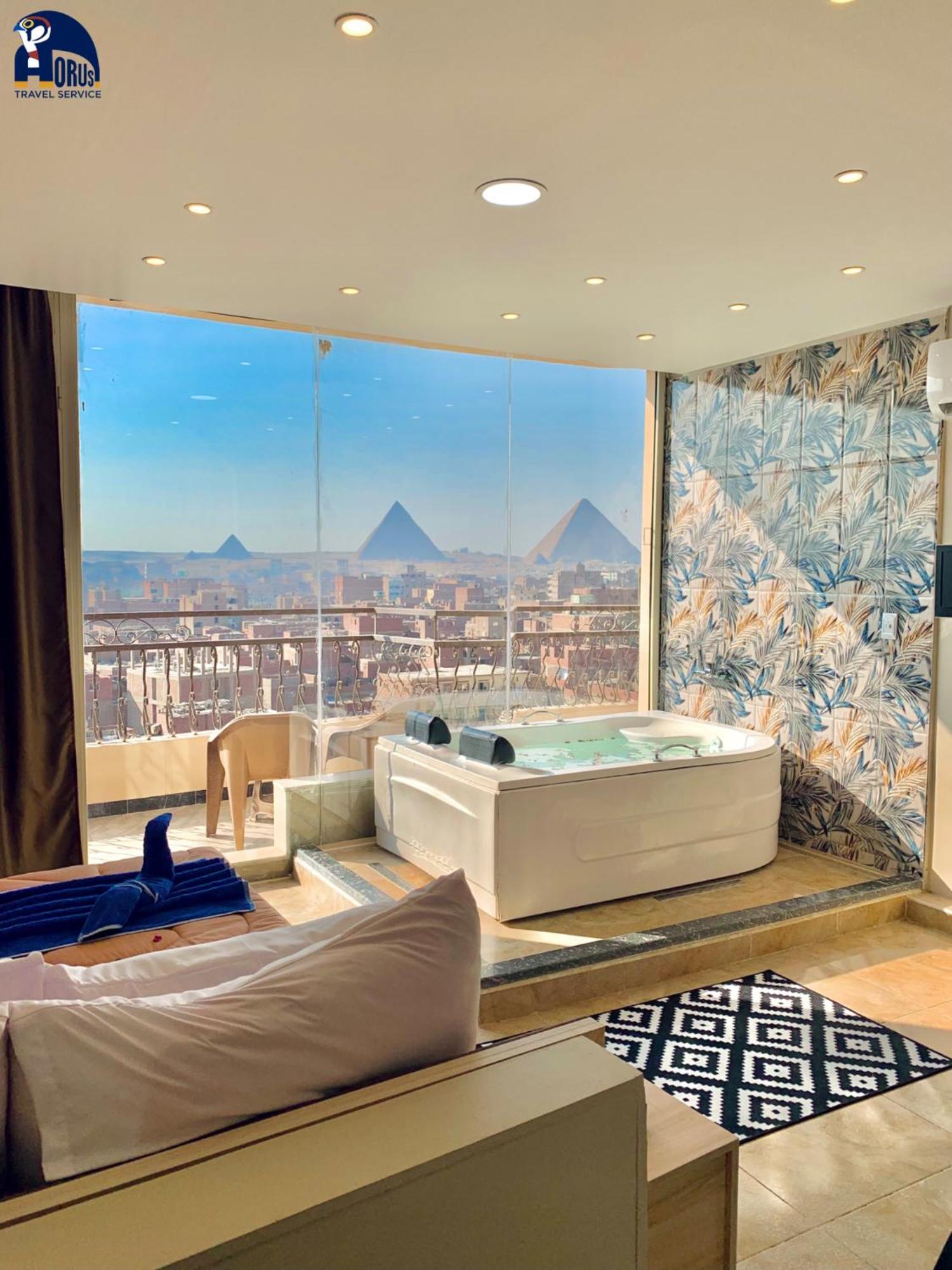 Horus Horizon Inn Pyramids View Kafret el-Gabal Εξωτερικό φωτογραφία